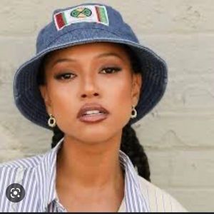 NWT Cross Colours Denim Bucket Hat Light Vintage Indigo. Size is small/medium.